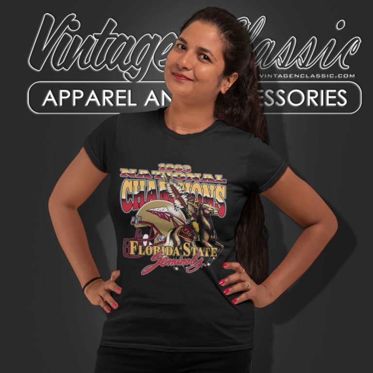 Native Sun 1993 Florida State Seminoles National Champions Women T Shirt Native Sun 1993 Florida State Seminoles National Champions Women T Shirt