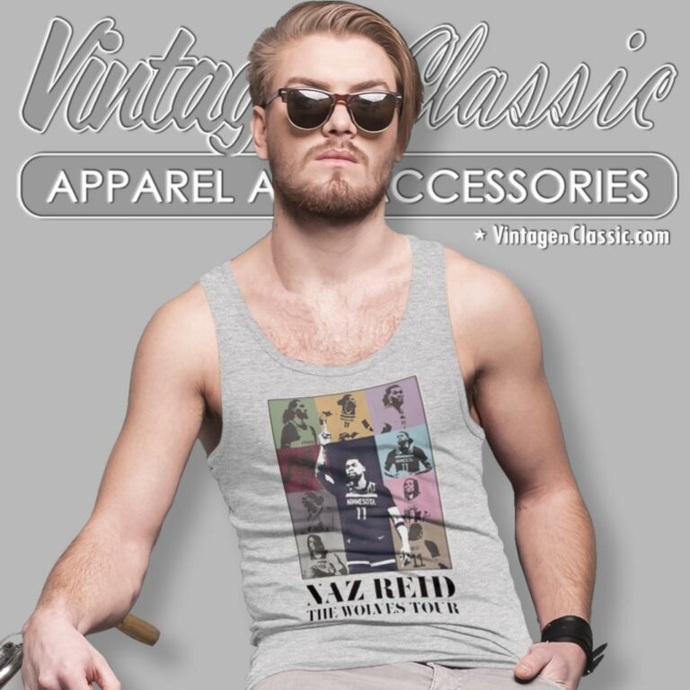 Naz Reid The Wolves Tour Tank Top Racerback Naz Reid The Wolves Tour Tank Top Racerback