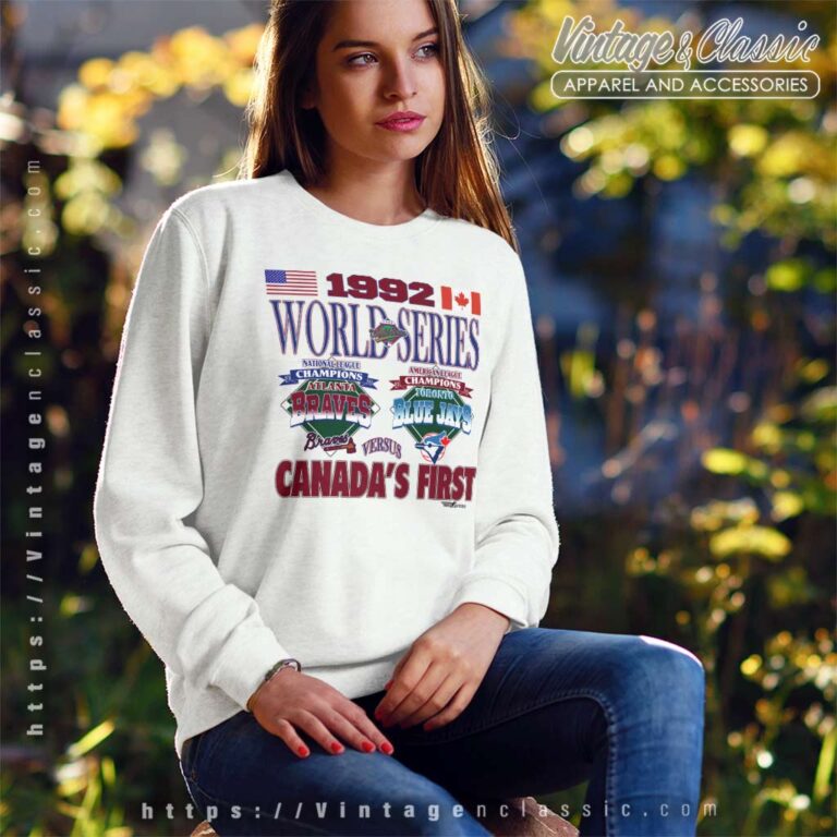 Nba 1992 World Series Atlanta Braves Toronto Blue Jays Sweatshirt Nba 1992 World Series Atlanta Braves Toronto Blue Jays Sweatshirt