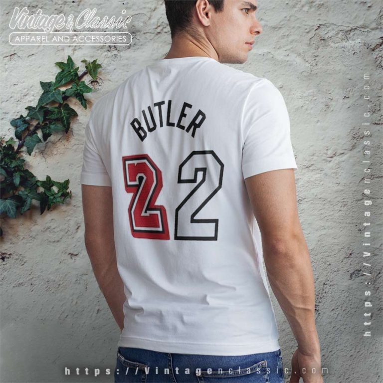 Nba 22 Miami Heat Jimmy Butler Tshirt Back Side 1 Nba 22 Miami Heat Jimmy Butler Tshirt Back Side 1