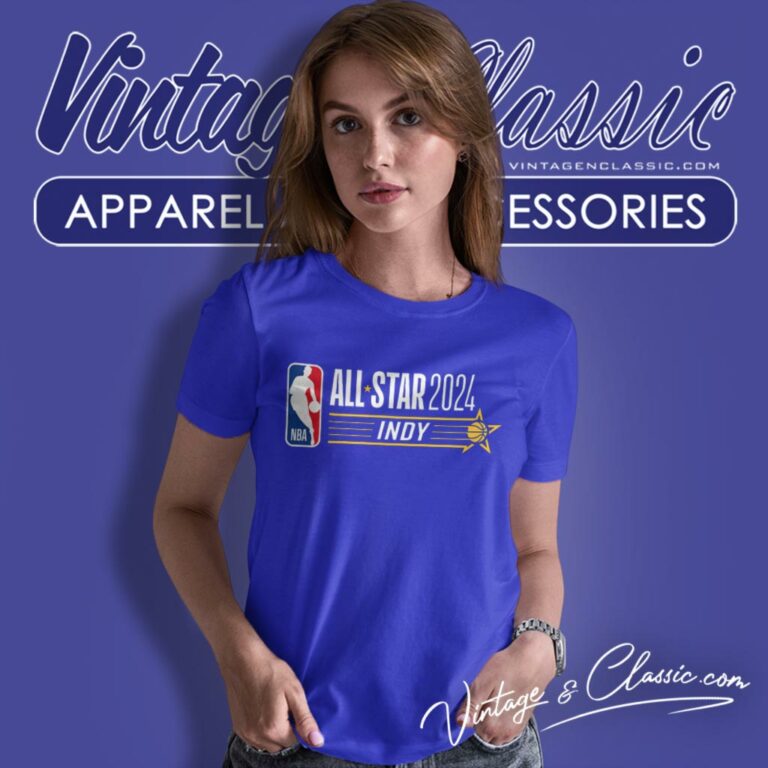 Nba All Star 2024 Game Indianapolis Logo Women T Shirt Nba All Star 2024 Game Indianapolis Logo Women T Shirt