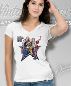 NBA All Star 2024 Indy West Shirt 5 Nba All Star 2024 Indy West V Neck TShirt