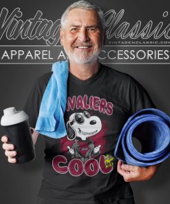 Nba Basketball Cleveland Cavaliers Cool Snoopy V Neck TShirt