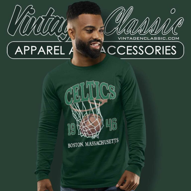 Nba Boston Celtics Basketball Est 1946 Long Sleeve Tee Nba Boston Celtics Basketball Est 1946 Long Sleeve Tee