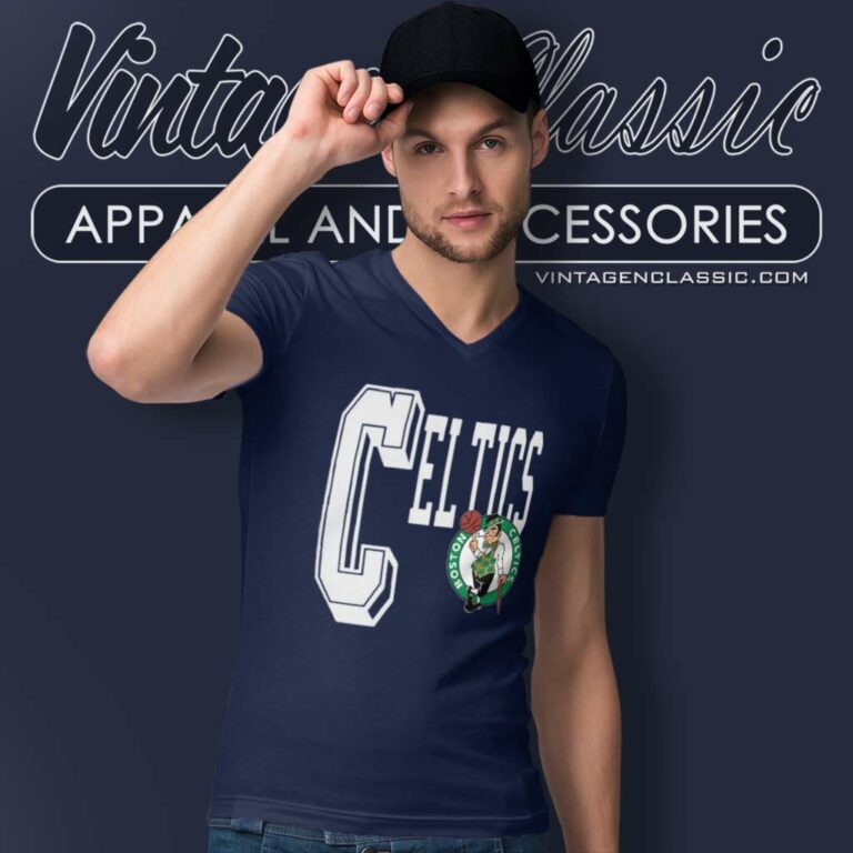 Nba Boston Celtics Green Tommy Jeans V Neck TShirt Nba Boston Celtics Green Tommy Jeans V Neck TShirt
