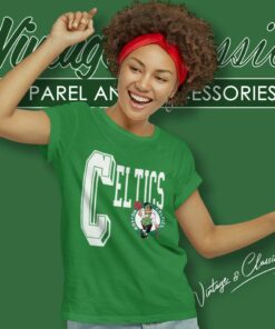 Nba Boston Celtics Green Tommy Jeans Women TShirt