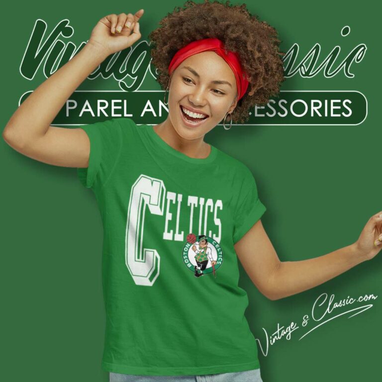 Nba Boston Celtics Green Tommy Jeans Women TShirt Nba Boston Celtics Green Tommy Jeans Women TShirt