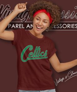 Nba Boston Celtics Logo Signature Women TShirt