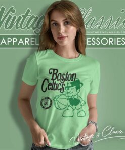 Nba Boston Celtics Mascot Women TShirt