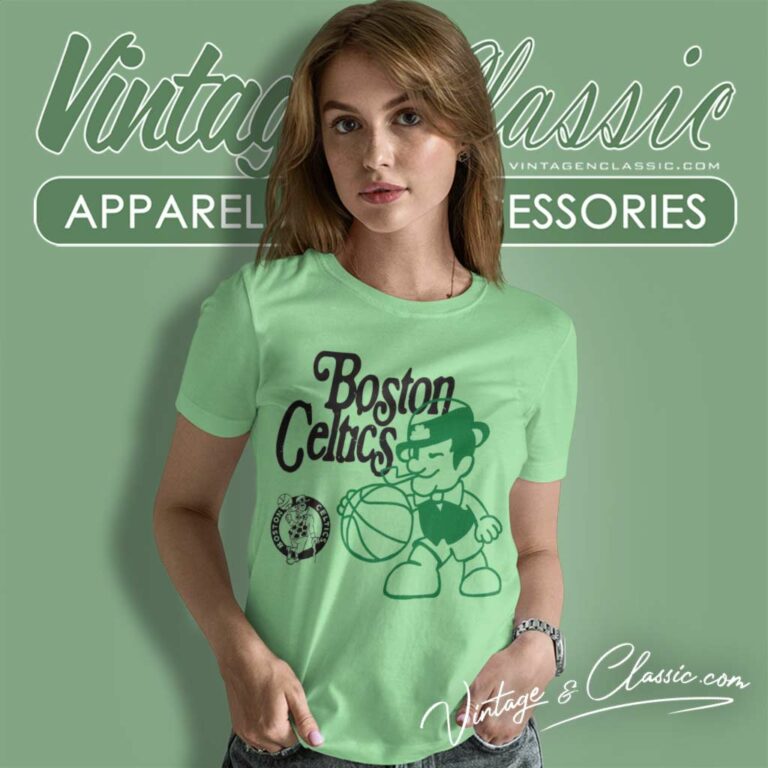 Nba Boston Celtics Mascot Women TShirt Nba Boston Celtics Mascot Women TShirt