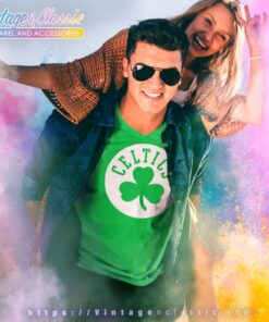 Nba Boston Celtics Primary Logo V Neck TShirt