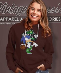 Nba Boston Celtics Sonic The Hedgehog Hoodie