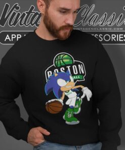 Nba Boston Celtics Sonic The Hedgehog Sweatshirt
