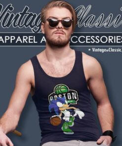 Nba Boston Celtics Sonic The Hedgehog Tank Top Racerback