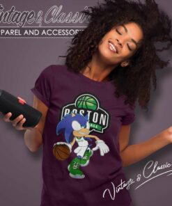 Nba Boston Celtics Sonic The Hedgehog Women TShirt