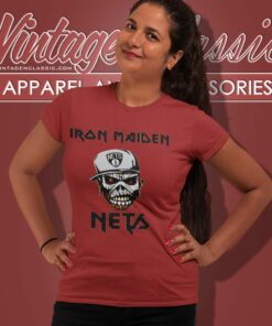 Nba Brooklyn Nets Iron Maiden Band Women TShirt