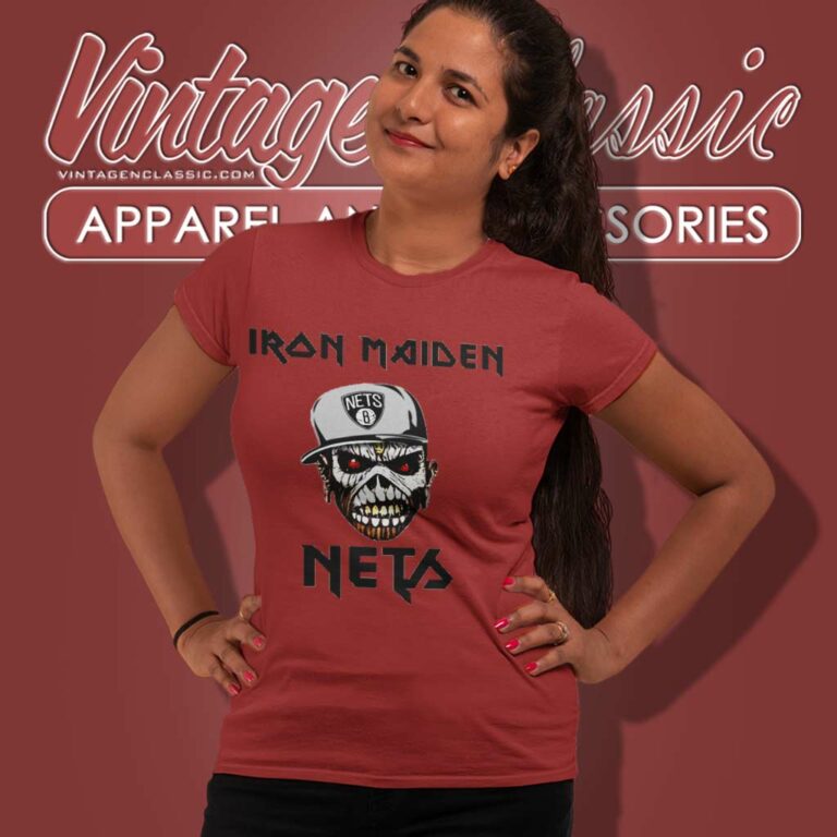 Nba Brooklyn Nets Iron Maiden Band Women TShirt Nba Brooklyn Nets Iron Maiden Band Women TShirt