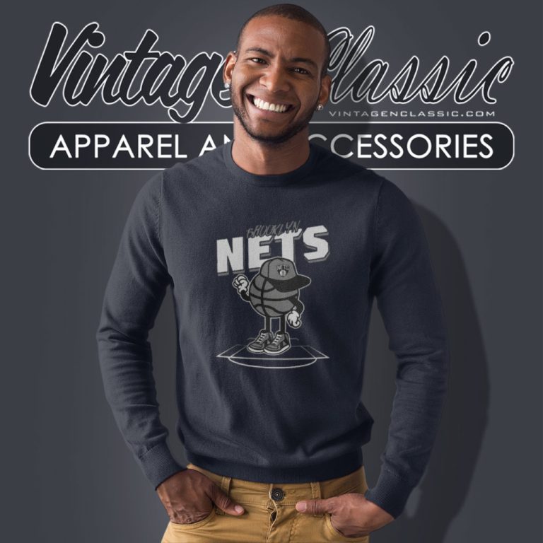 Nba Brooklyn Nets Mr Dribble Sweatshirt Nba Brooklyn Nets Mr Dribble Sweatshirt