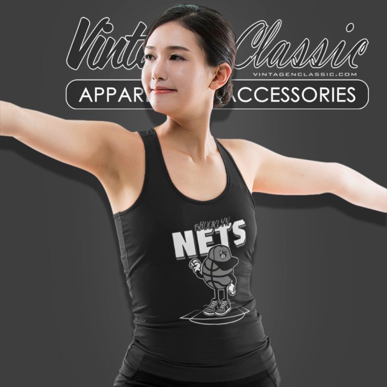 Nba Brooklyn Nets Mr Dribble Tank Top Racerback Nba Brooklyn Nets Mr Dribble Tank Top Racerback