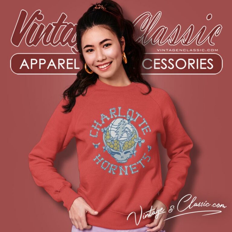 Nba Charlotte Hornets Grateful Dead Skull Sweatshirt Nba Charlotte Hornets Grateful Dead Skull Sweatshirt