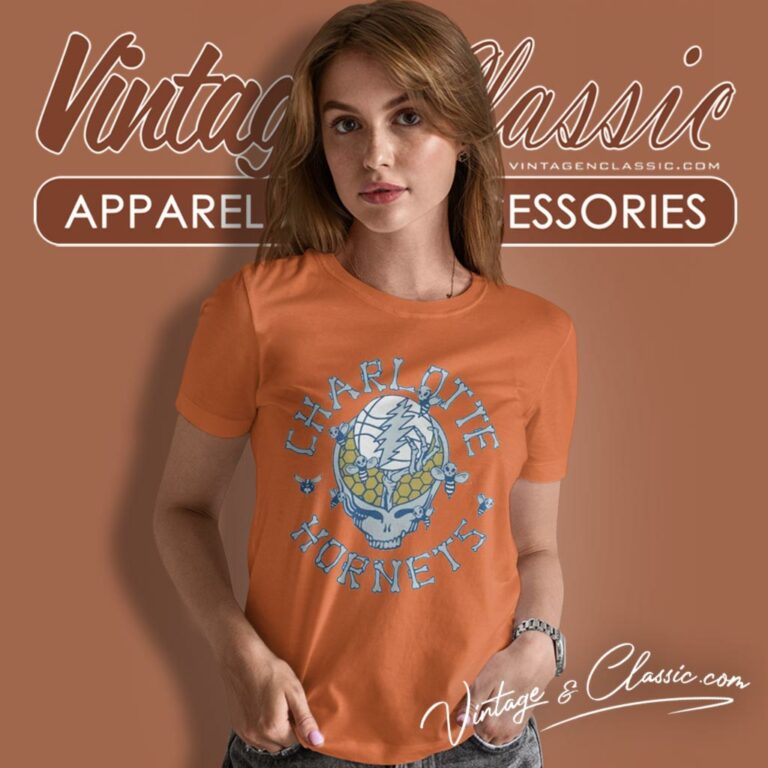 Nba Charlotte Hornets Grateful Dead Skull Women T Shirt Nba Charlotte Hornets Grateful Dead Skull Women T Shirt