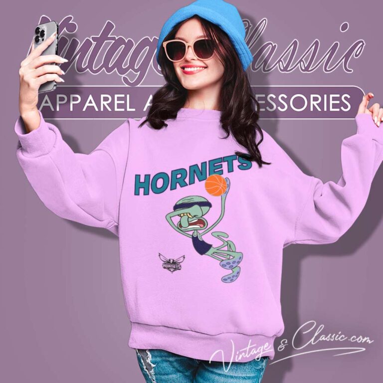 Nba Charlotte Hornets Squidward Sweatshirt Nba Charlotte Hornets Squidward Sweatshirt