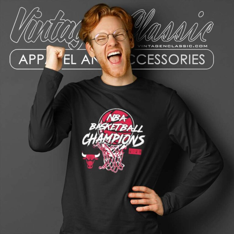 Nba Chicago Bulls Basketball Champions 2023 Logo Long Sleeve Tee Nba Chicago Bulls Basketball Champions 2023 Logo Long Sleeve Tee