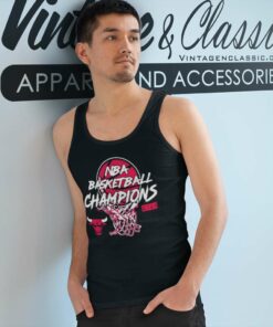 Nba Chicago Bulls Basketball Champions 2023 Logo Tank Top Racerback