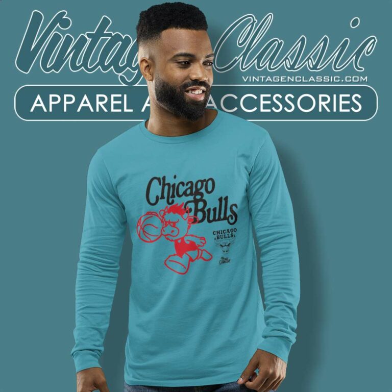 Nba Chicago Bulls Mascot Long Sleeve Tee Nba Chicago Bulls Mascot Long Sleeve Tee