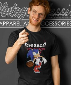 Nba Chicago Bulls Sonic The Hedgehog T Shirt