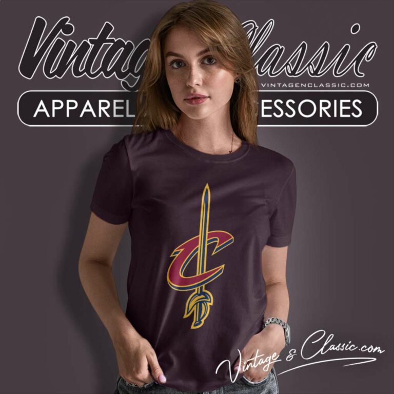Nba Cleveland Cavaliers Essential Logo Women TShirt 1 Nba Cleveland Cavaliers Essential Logo Women TShirt 1