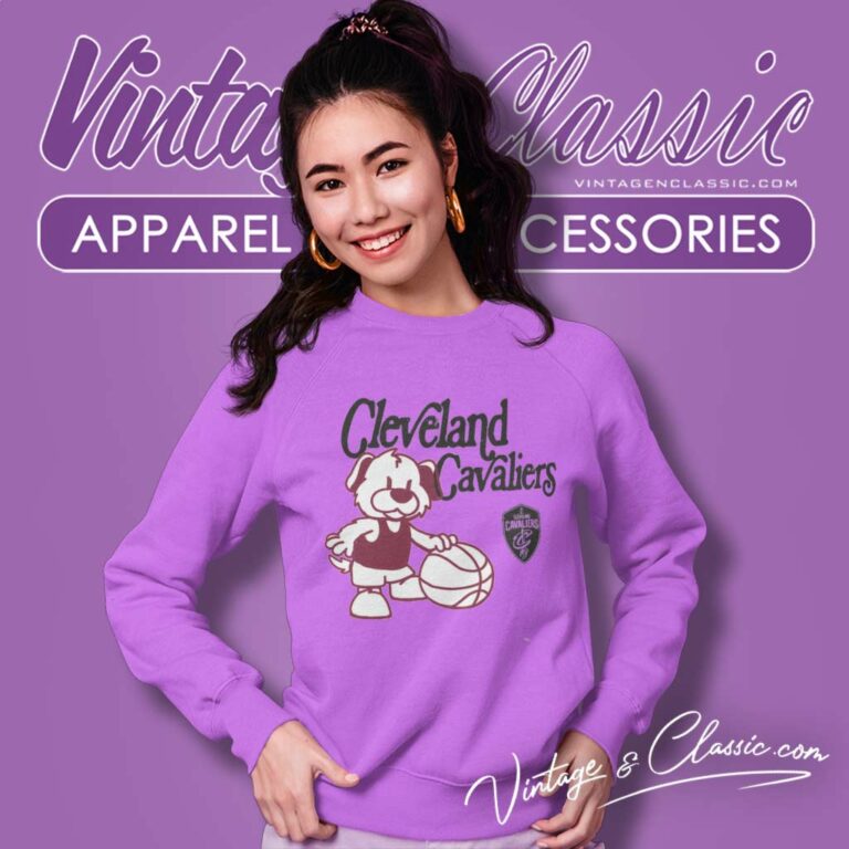 Nba Cleveland Cavaliers Mascot Sweatshirt Nba Cleveland Cavaliers Mascot Sweatshirt