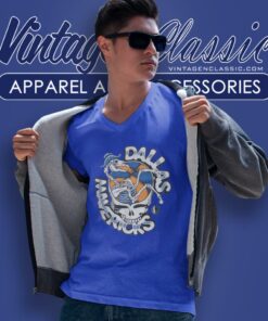 Nba Dallas Mavericks Grateful Dead Skull V Neck TShirt