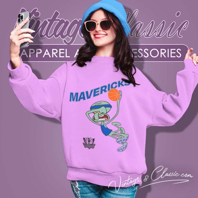 Nba Dallas Mavericks Squidward Sweatshirt Nba Dallas Mavericks Squidward Sweatshirt
