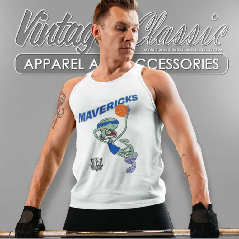 Nba Dallas Mavericks Squidward Tank Top Racerback Nba Dallas Mavericks Squidward Tank Top Racerback
