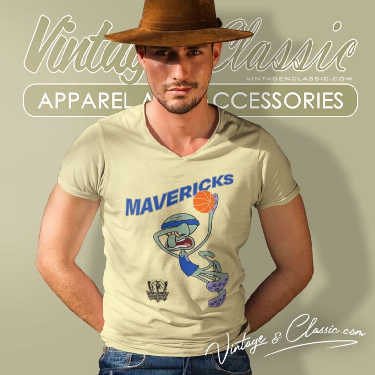 Nba Dallas Mavericks Squidward V Neck TShirt Nba Dallas Mavericks Squidward V Neck TShirt
