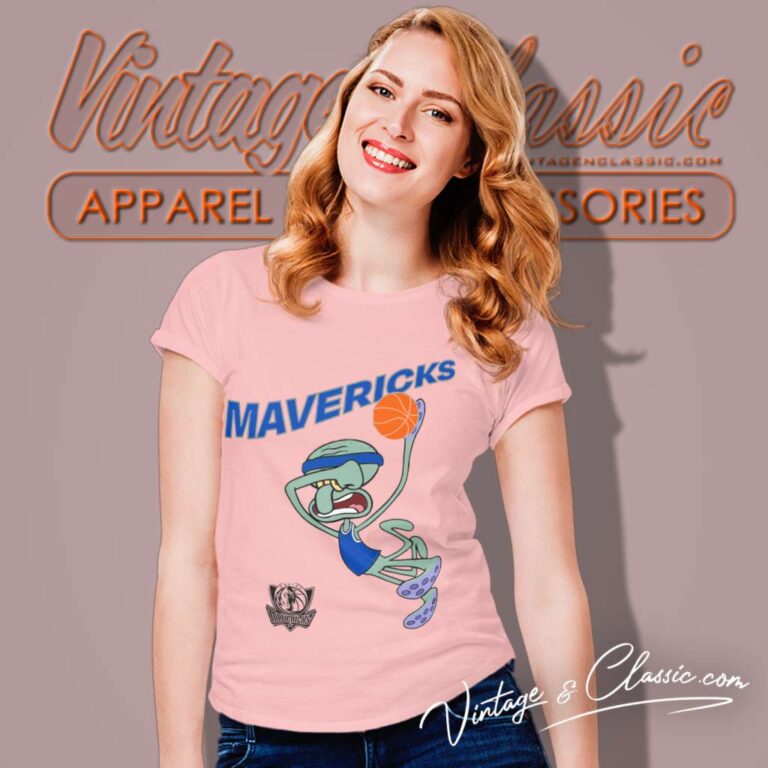 Nba Dallas Mavericks Squidward Women TShirt Nba Dallas Mavericks Squidward Women TShirt