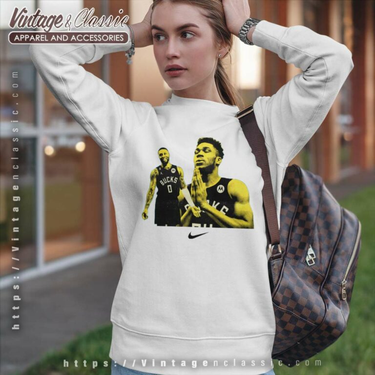 Nba Damian Lillard Milwaukee Bucks Nike Sweatshirt Nba Damian Lillard Milwaukee Bucks Nike Sweatshirt