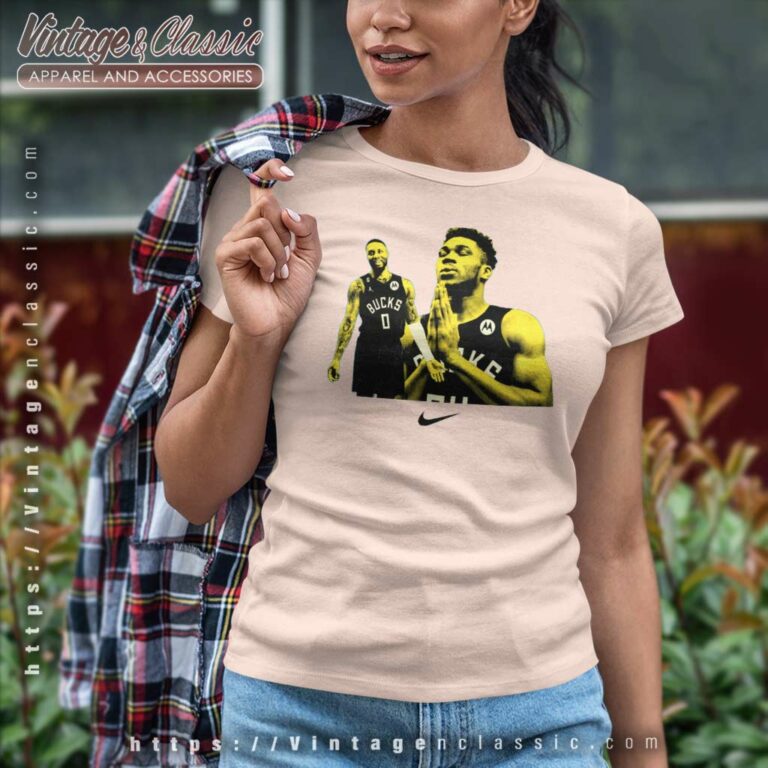 Nba Damian Lillard Milwaukee Bucks Nike Women TShirt Nba Damian Lillard Milwaukee Bucks Nike Women TShirt