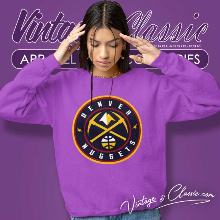 Nba Denver Nuggets Logo Circle Graphic Sweatshirt Nba Denver Nuggets Logo Circle Graphic Sweatshirt
