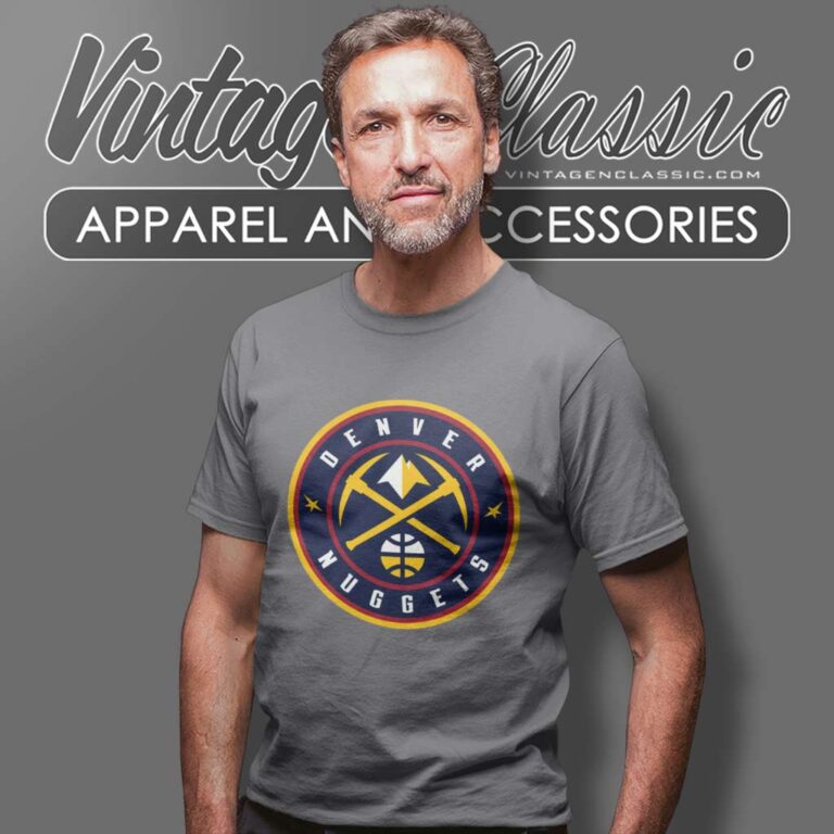 Nba Denver Nuggets Logo Circle Graphic T Shirt Nba Denver Nuggets Logo Circle Graphic T Shirt