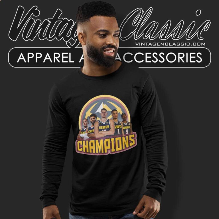Nba Denver Nuggets Member Champions Long Sleeve Tee Nba Denver Nuggets Member Champions Long Sleeve Tee