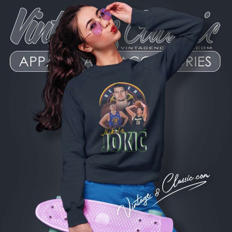 Nba Denver Nuggets Nikola Jokic Sweatshirt Nba Denver Nuggets Nikola Jokic Sweatshirt