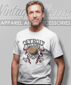 Nba Detroit Pistons Grateful Dead Skull T Shirt