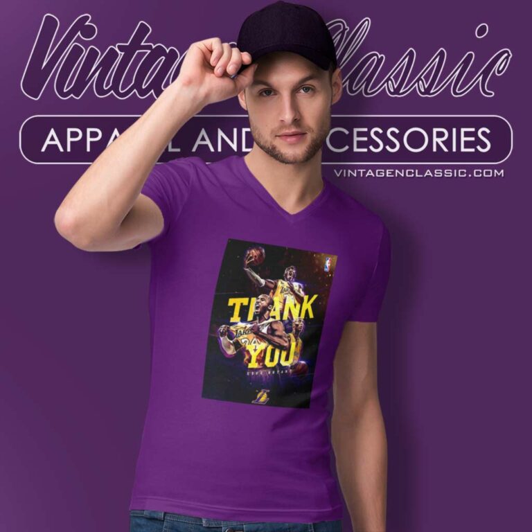 Nba Fan Thank You Kobe Bryant Mamba Lakers V Neck TShirt Nba Fan Thank You Kobe Bryant Mamba Lakers V Neck TShirt