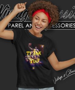 Nba Fan Thank You Kobe Bryant Mamba Lakers Women TShirt