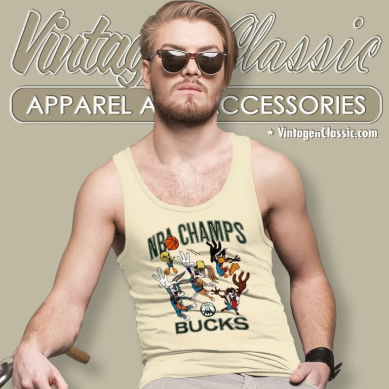 Nba Finals Champions Milwaukee Bucks Homage Space Jam Tank Top Racerback Nba Finals Champions Milwaukee Bucks Homage Space Jam Tank Top Racerback