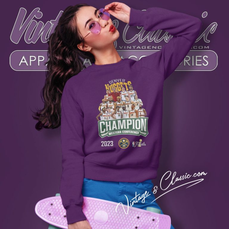 Nba Finals Denver Nuggets Champions Western Conference 2023 Sweatshirt Nba Finals Denver Nuggets Champions Western Conference 2023 Sweatshirt