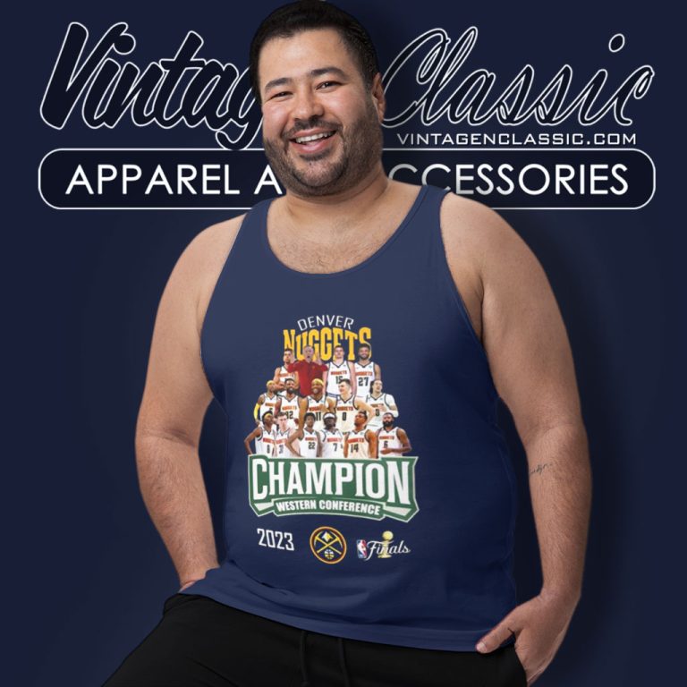 Nba Finals Denver Nuggets Champions Western Conference 2023 Tank Top Racerback Nba Finals Denver Nuggets Champions Western Conference 2023 Tank Top Racerback