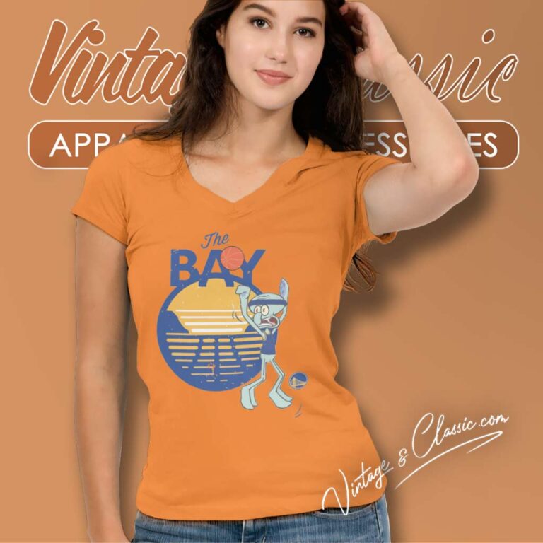 Nba Golden State Warriors Squidward V Neck TShirt Nba Golden State Warriors Squidward V Neck TShirt